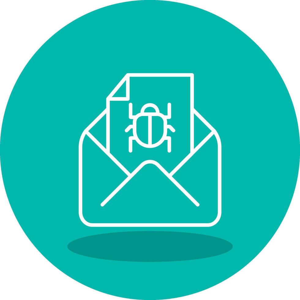 icono de vector de correo no deseado