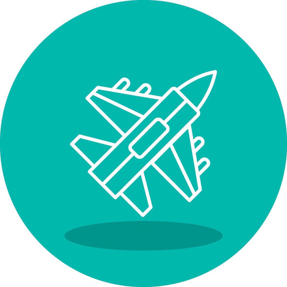 Jet Fighter Vector Icon