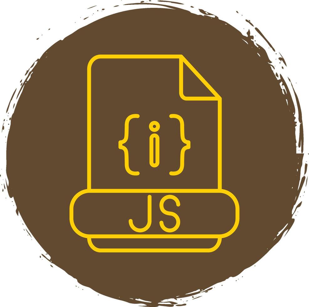 Js Format Line Circle Yellow Icon 39185909 Vector Art at Vecteezy