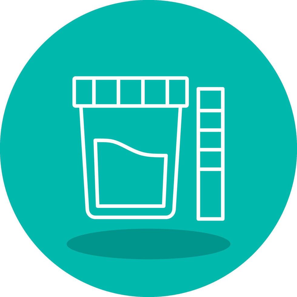 Urine Test Vector Icon