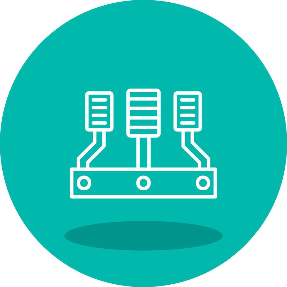 Car Accelerator Vector Icon