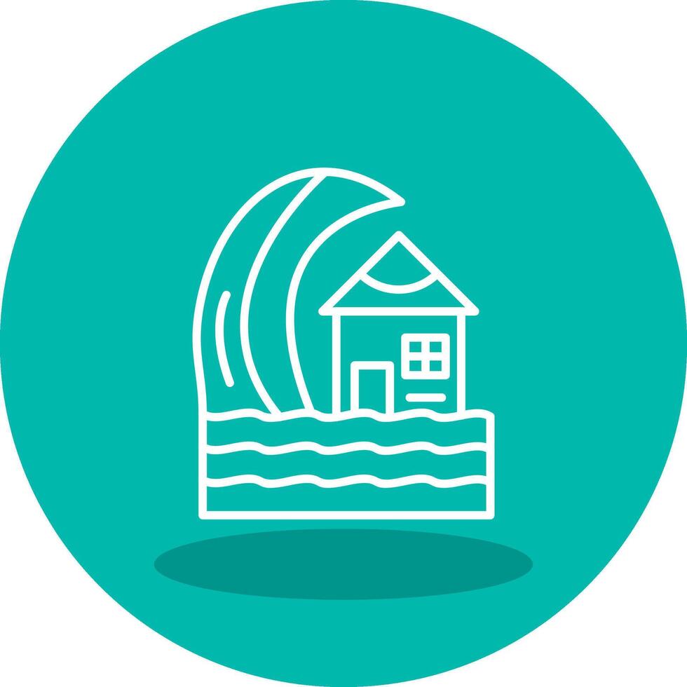 Tsunami Vector Icon
