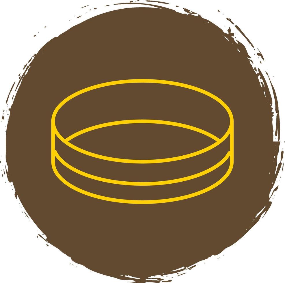 Bracelet Line Circle Yellow Icon vector