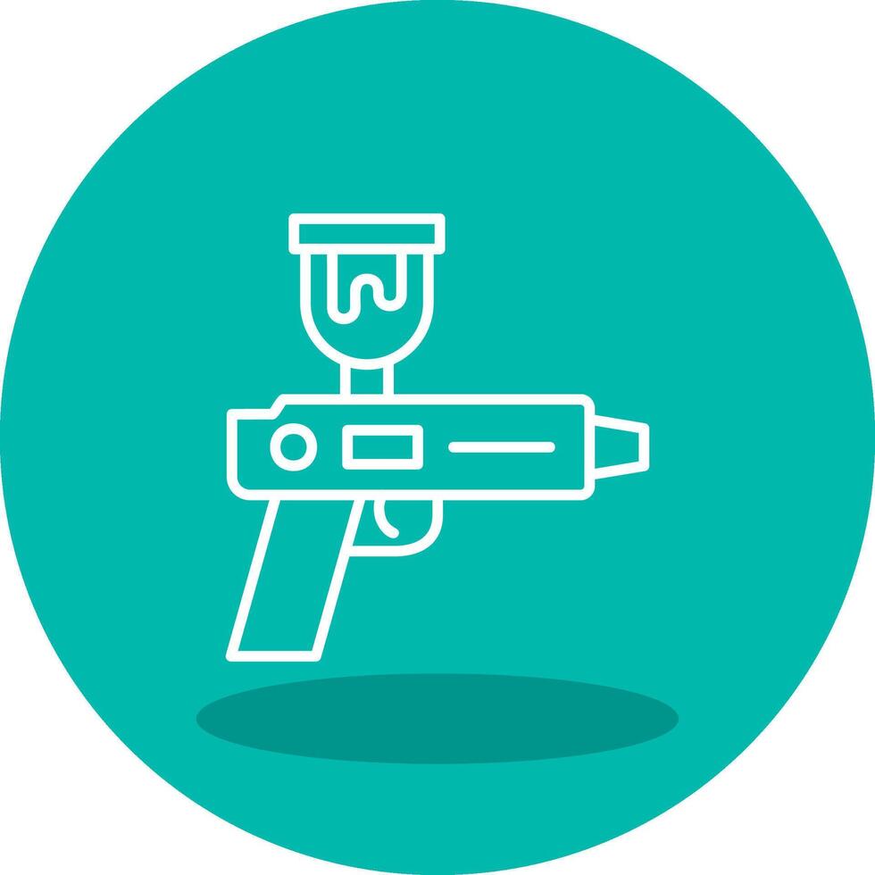 rociar pistola vector icono