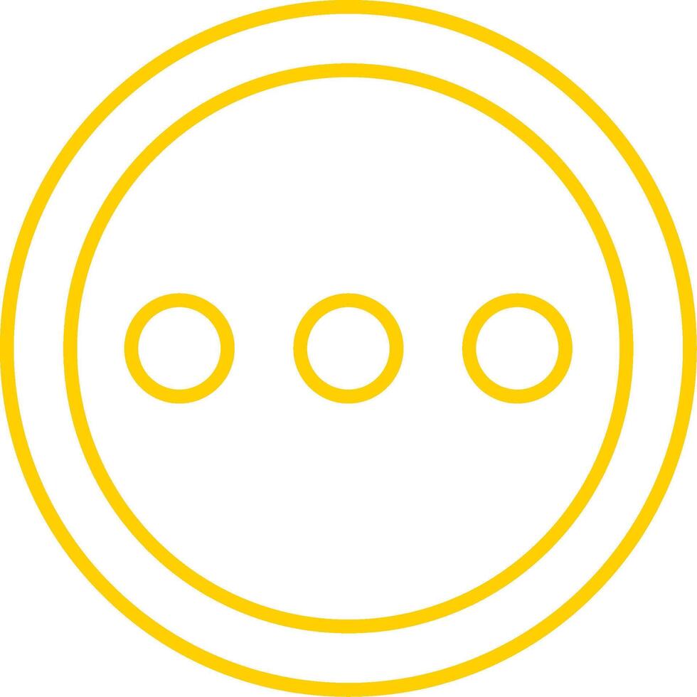 más gratis línea circulo amarillo icono vector