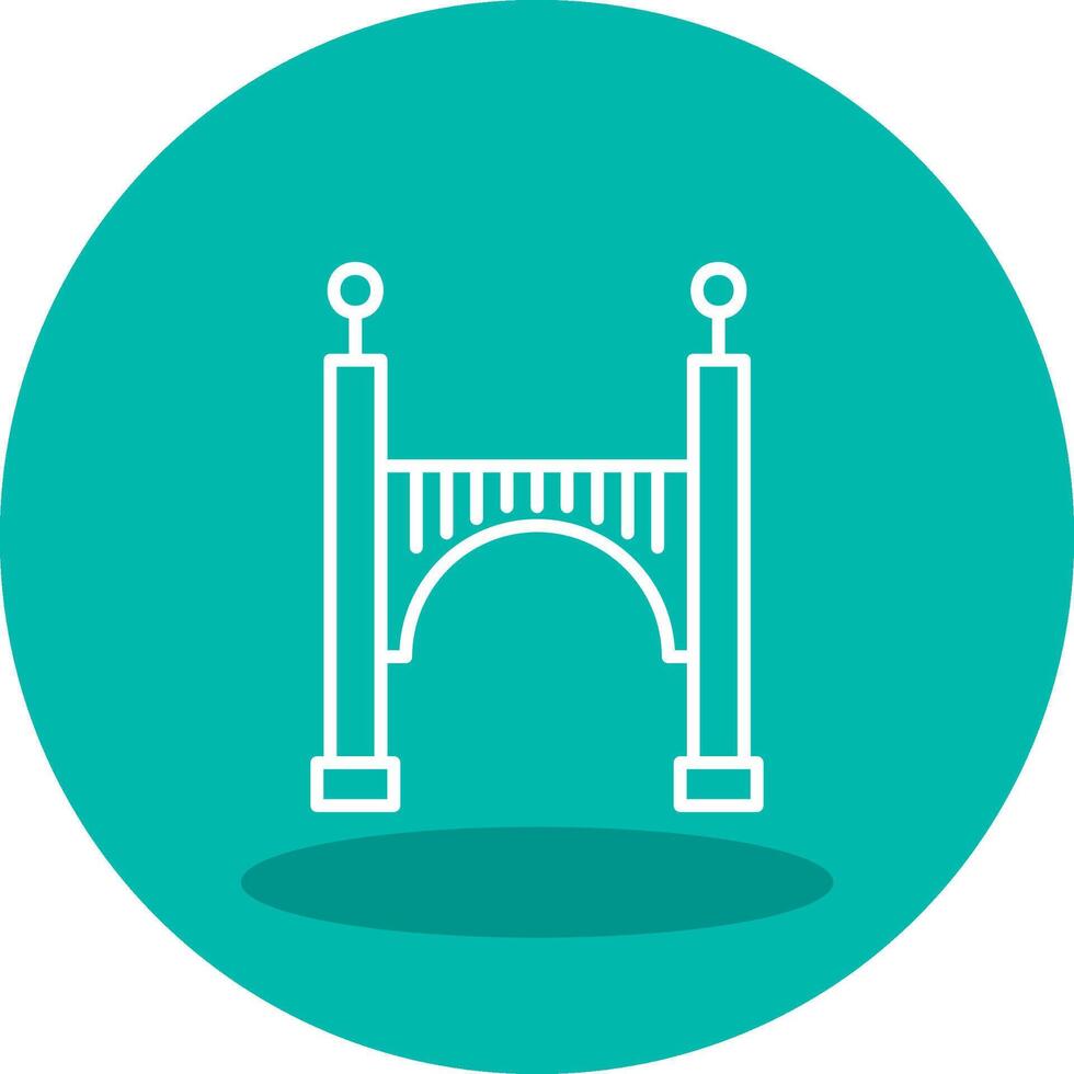 icono de vector de puente