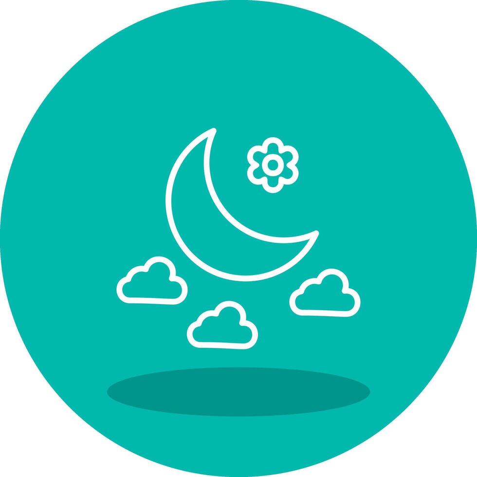 Moon Vector Icon