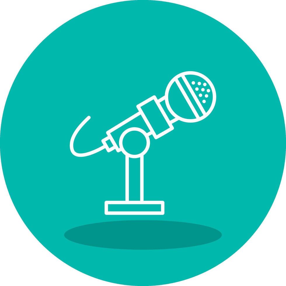 Microphone Stand Vector Icon