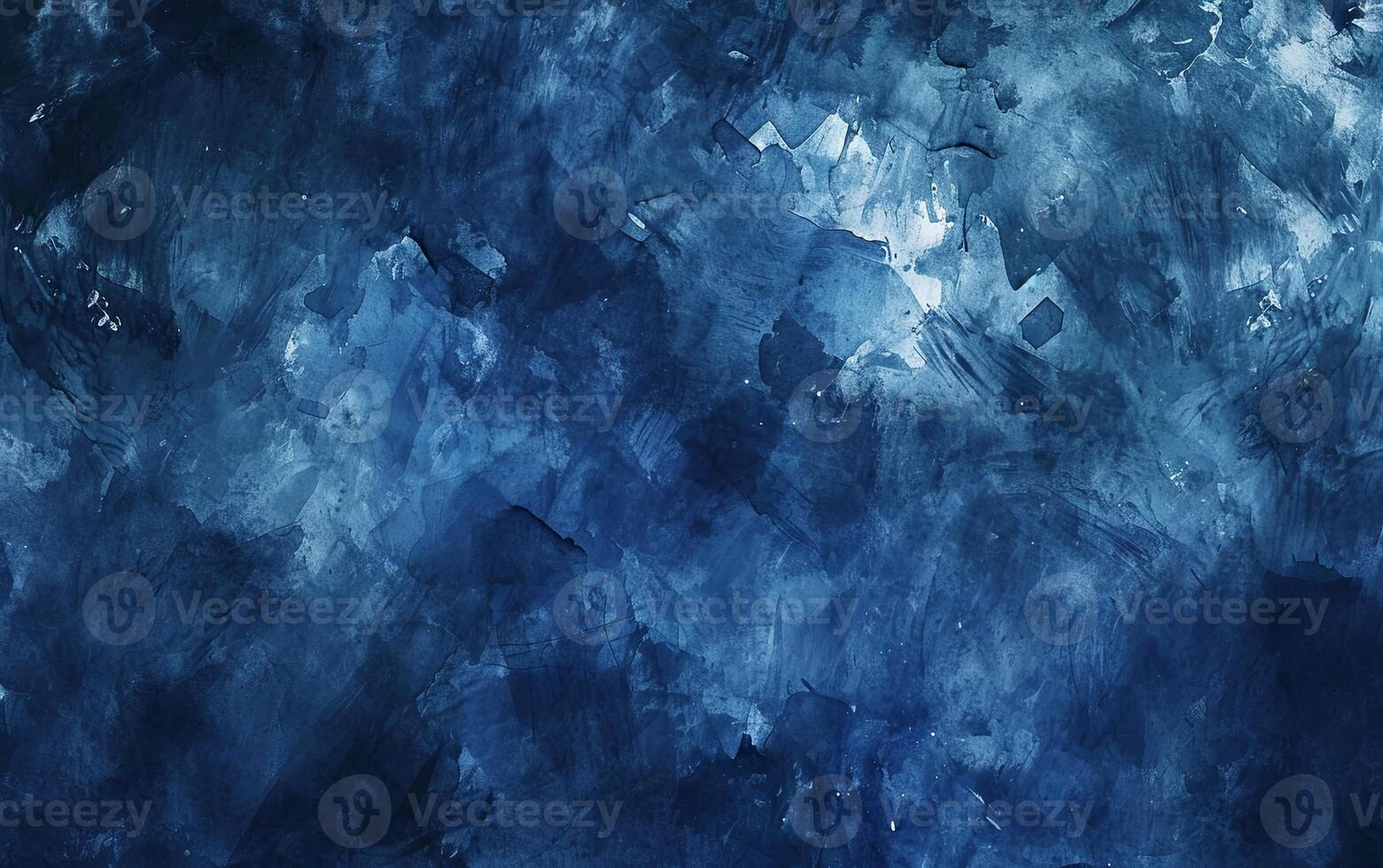 AI generated Abstract watercolor paint background dark blue color grunge texture for background photo