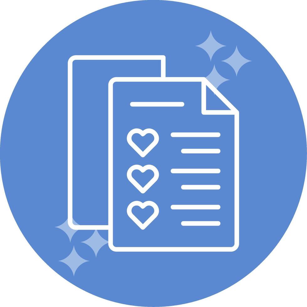 Wishlist Vector Icon