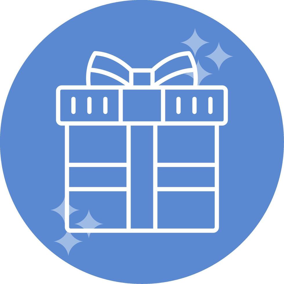 icono de vector de caja de regalo