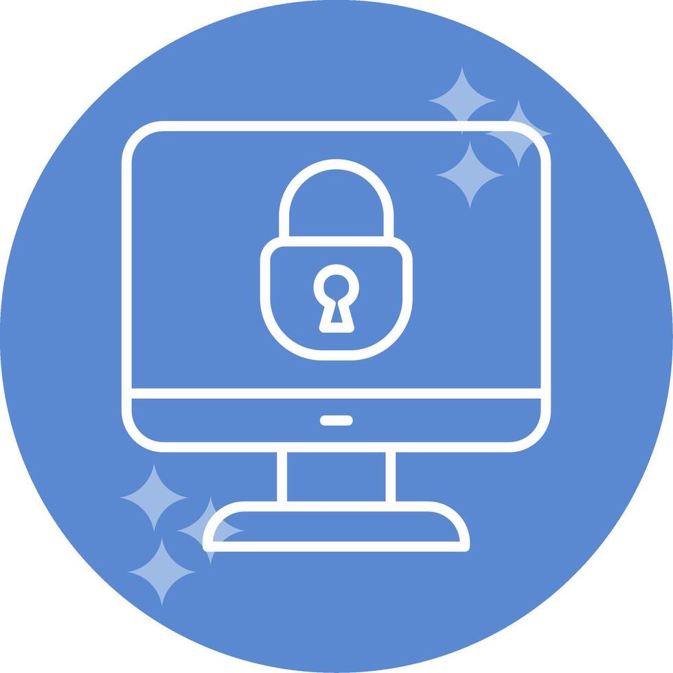 Lock Screen Vector Icon