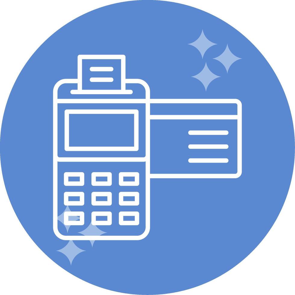 Credit Card Machine Vector Icon