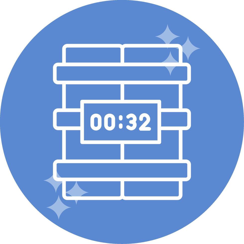 C4 Time Bomb Vector Icon