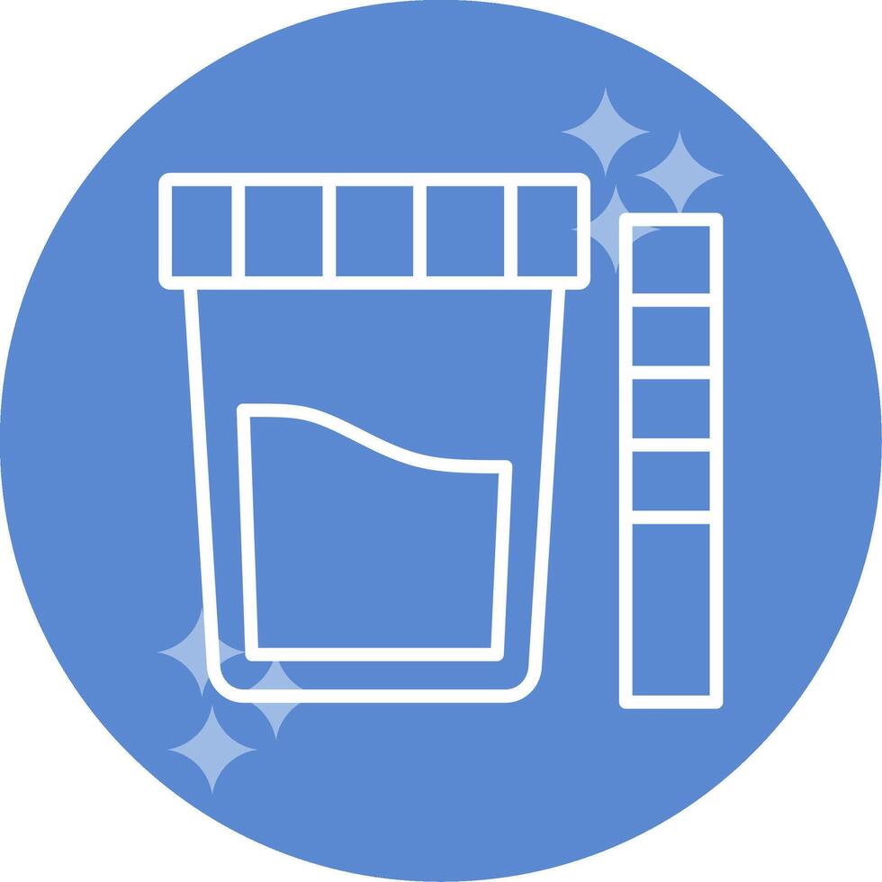Urine Test Vector Icon