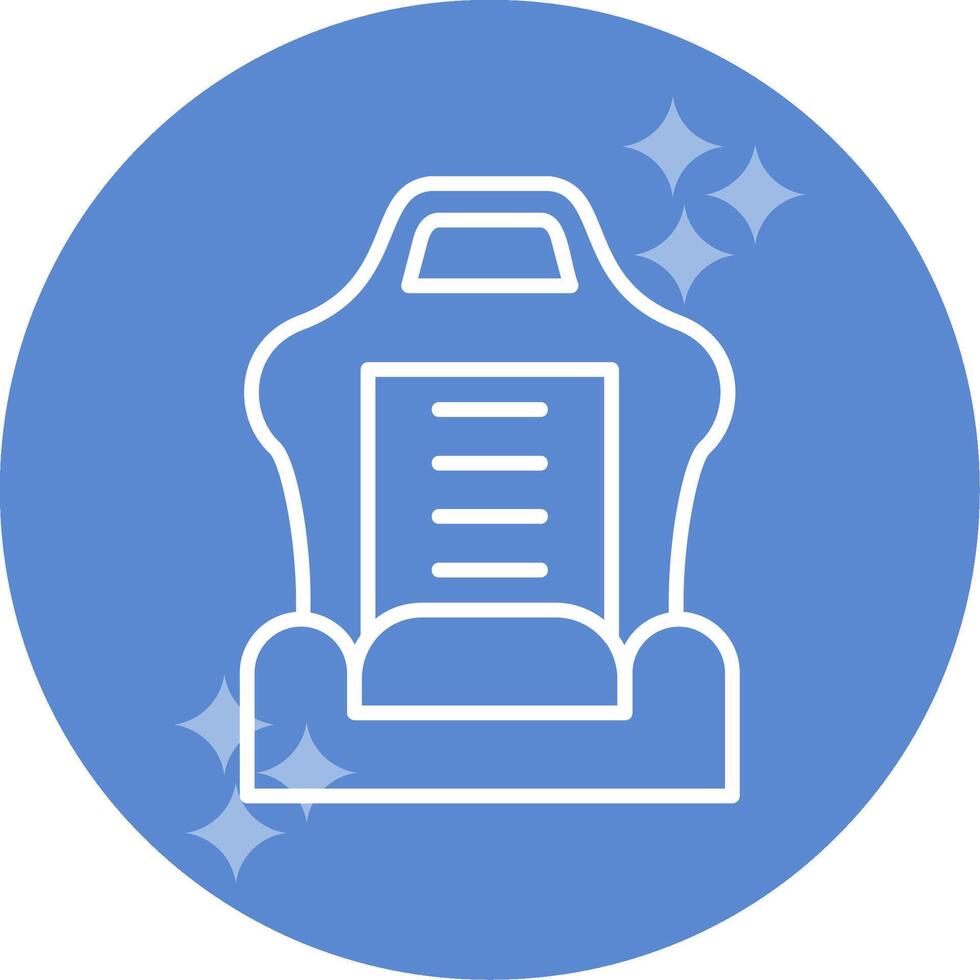 Car Seat Vector Icon