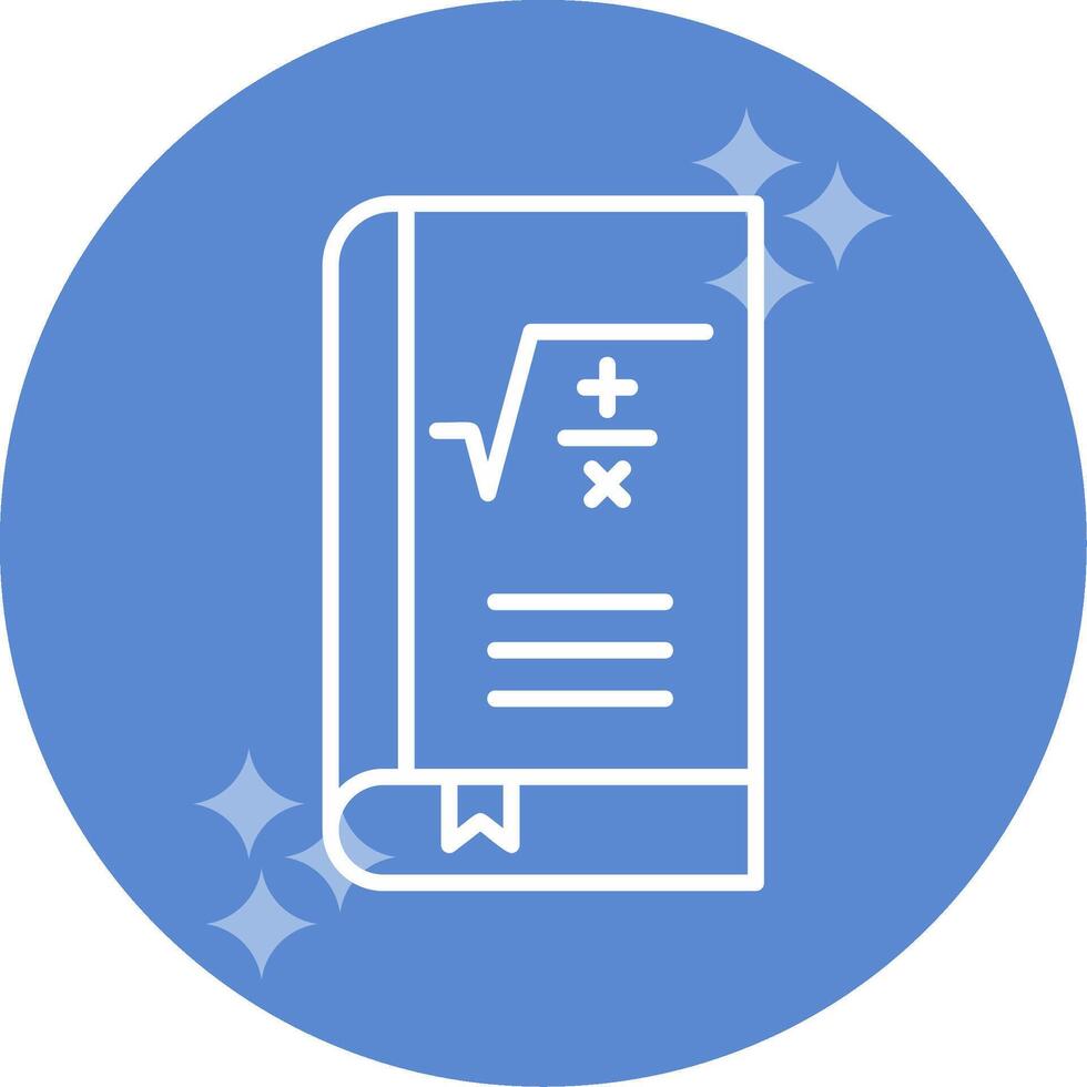 Maths Book Vector Icon