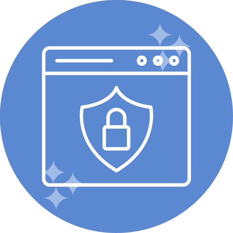 Web Security Vector Icon