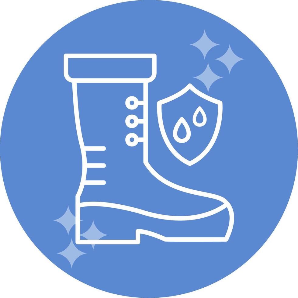 Waterproof Shoes Vector Icon