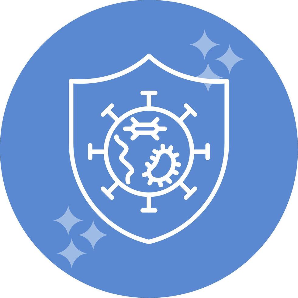 Germs Protected Vector Icon