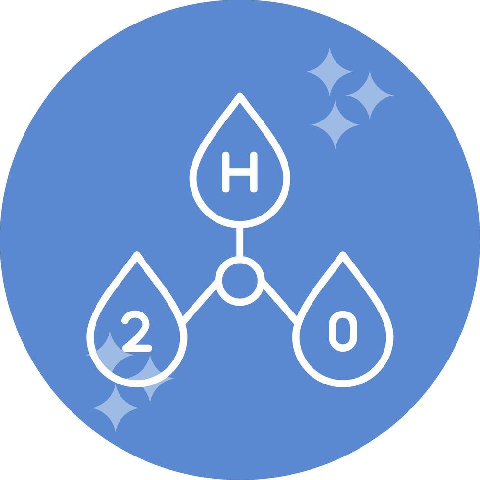 H2o Vector Icon