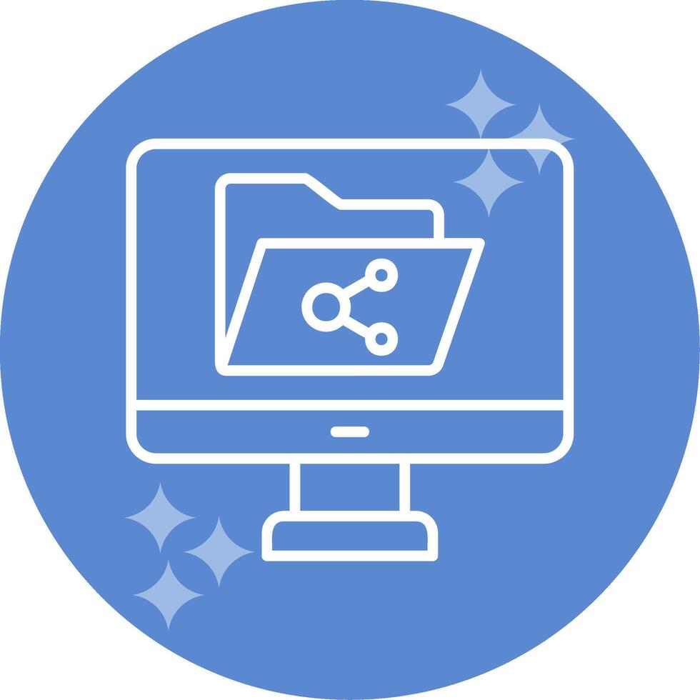 File Sharing Vector Icon