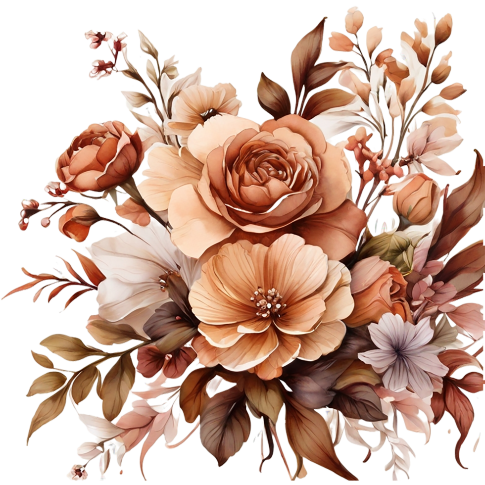 AI generated Floral flower design, Digital oilpainted floral pattern, Glitter flower design, Embossed flower pattern, Glossy flower painting, Decorative flower design png