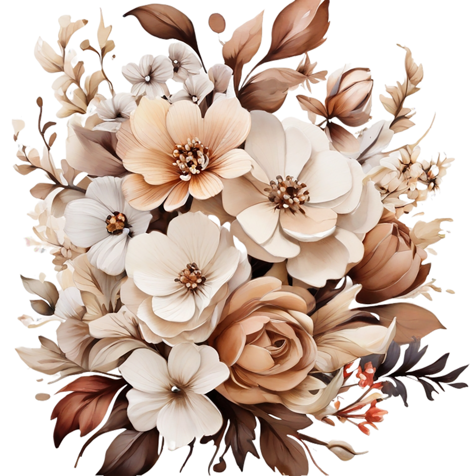 AI generated Floral flower design, Digital oilpainted floral pattern, Glitter flower design, Embossed flower pattern, Glossy flower painting, Decorative flower design png