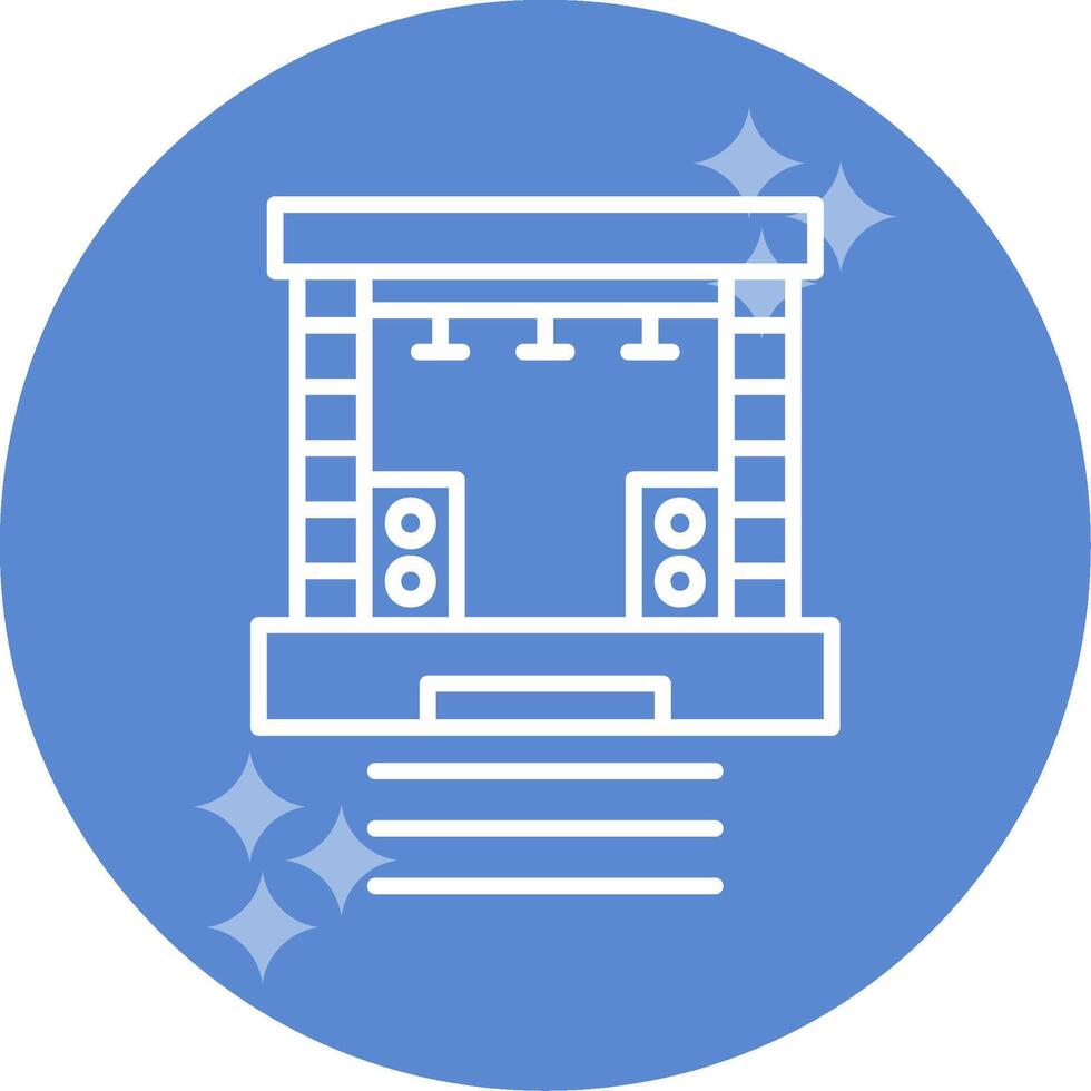 Stage Vector Icon