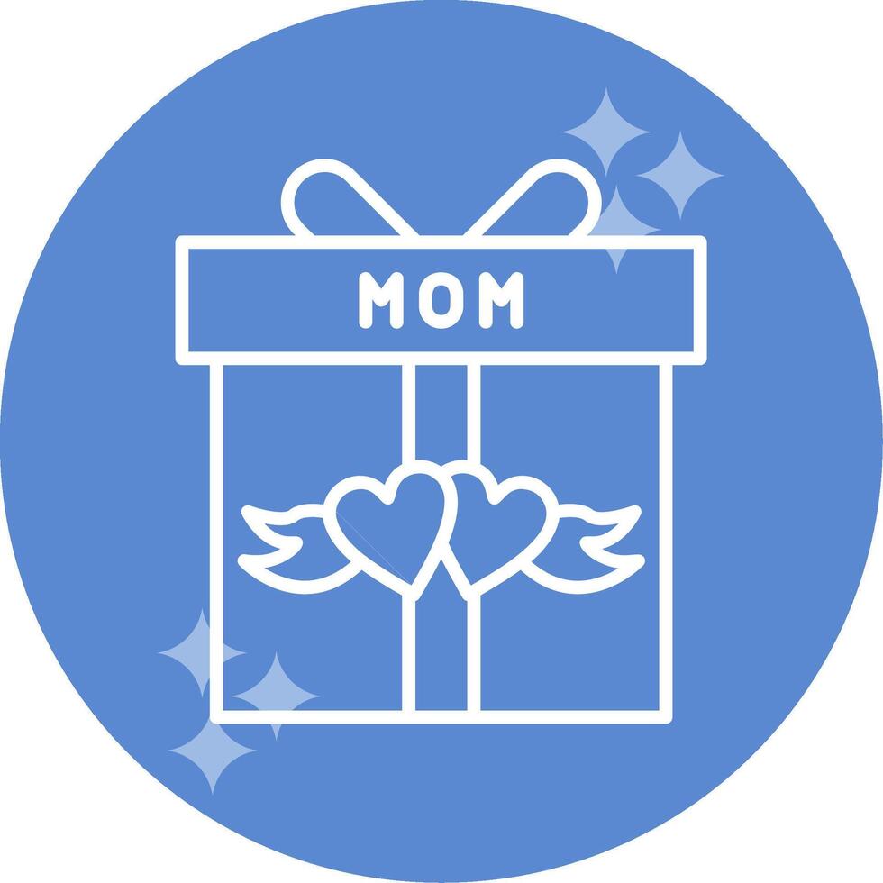 icono de vector de caja de regalo