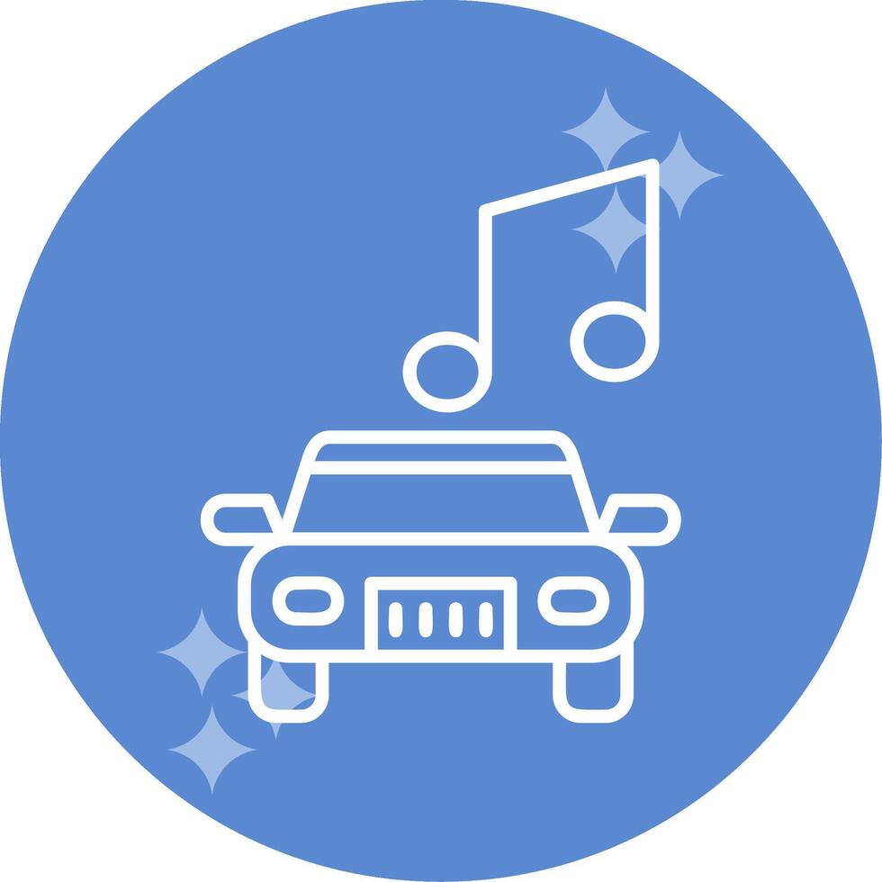 Car Music Vector Icon