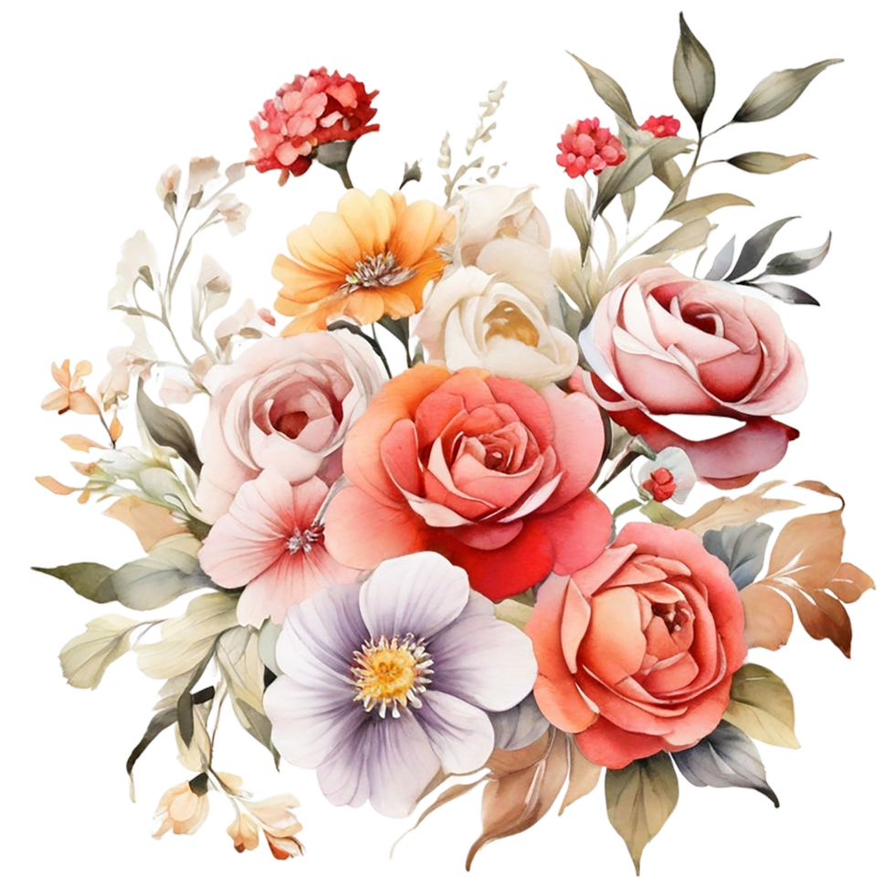 AI generated Floral flower design, Digital oilpainted floral pattern, Glitter flower design, Embossed flower pattern, Glossy flower painting, Decorative flower design png