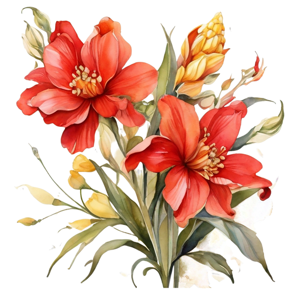 AI generated Floral flower design, Digital oilpainted floral pattern, Glitter flower design, Embossed flower pattern, Glossy flower painting, Decorative flower design png