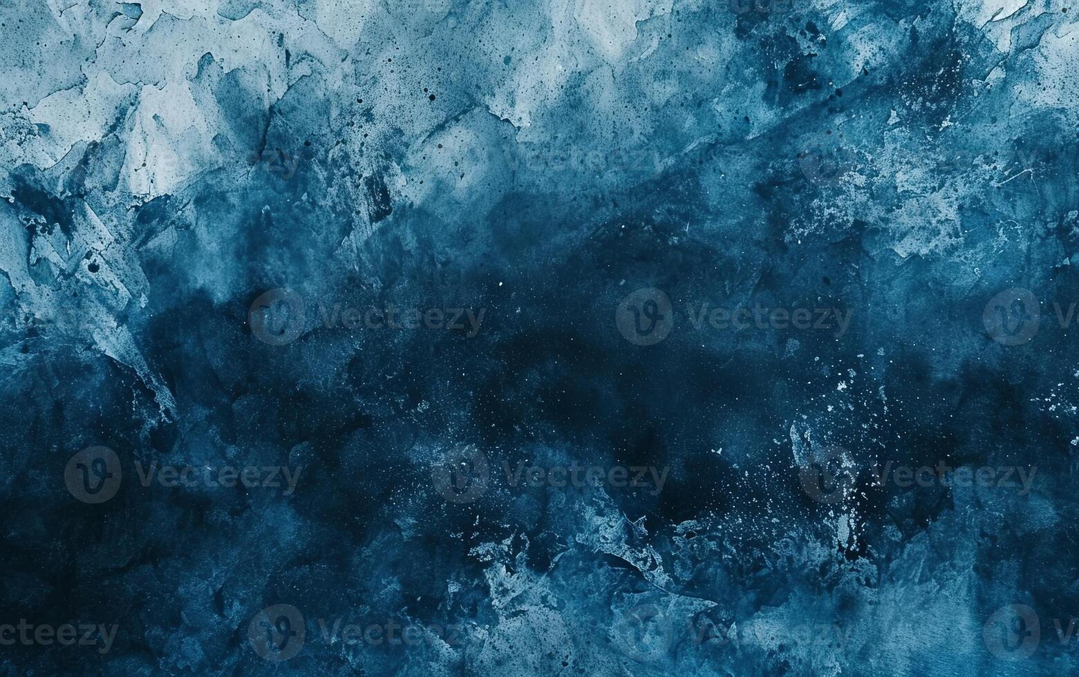 AI generated Abstract watercolor paint background dark blue color grunge texture for background photo