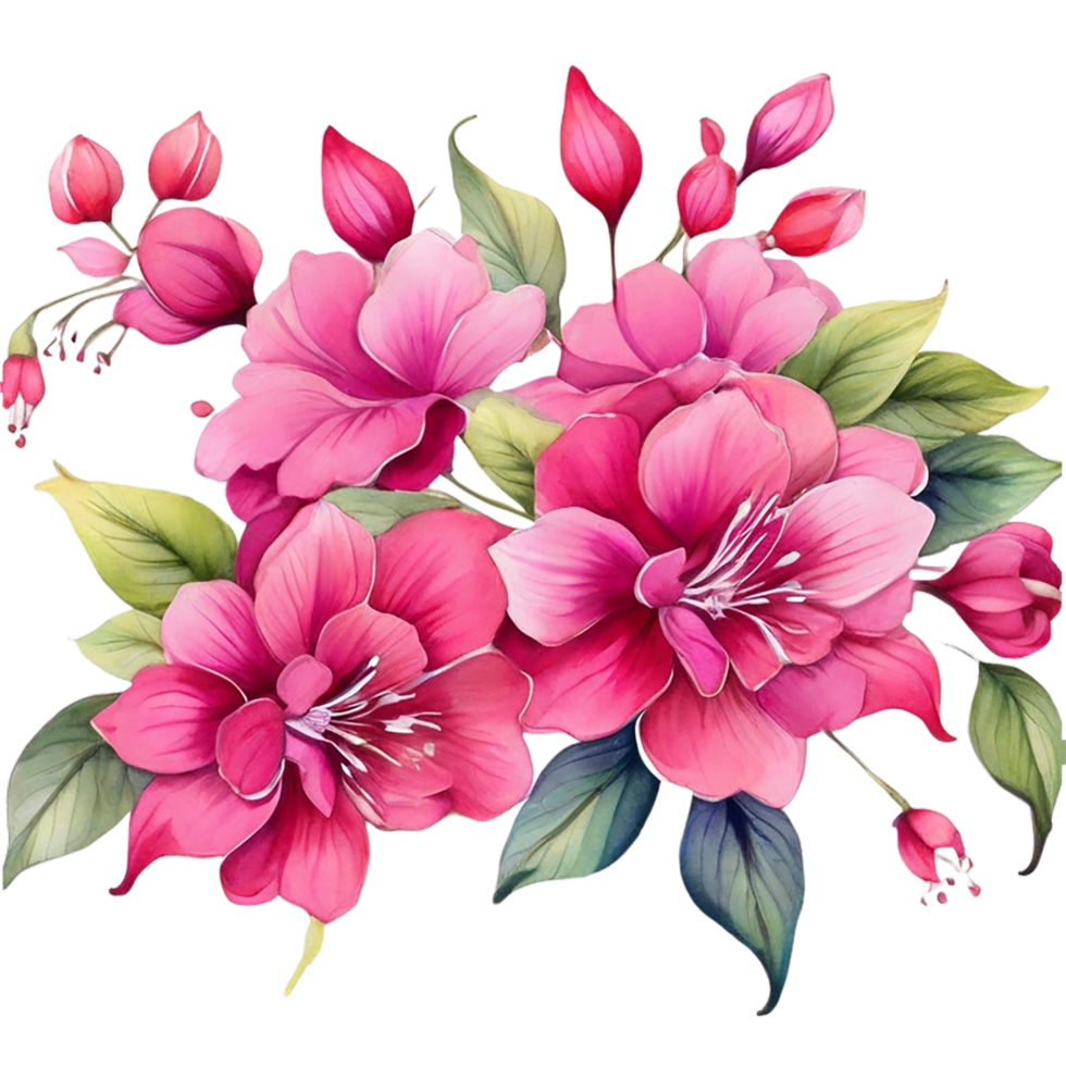 AI generated Floral flower desitn, Digital oilpainted floral pattern, Glitter flower design, Embossed flower pattern, Glossy flower painting png