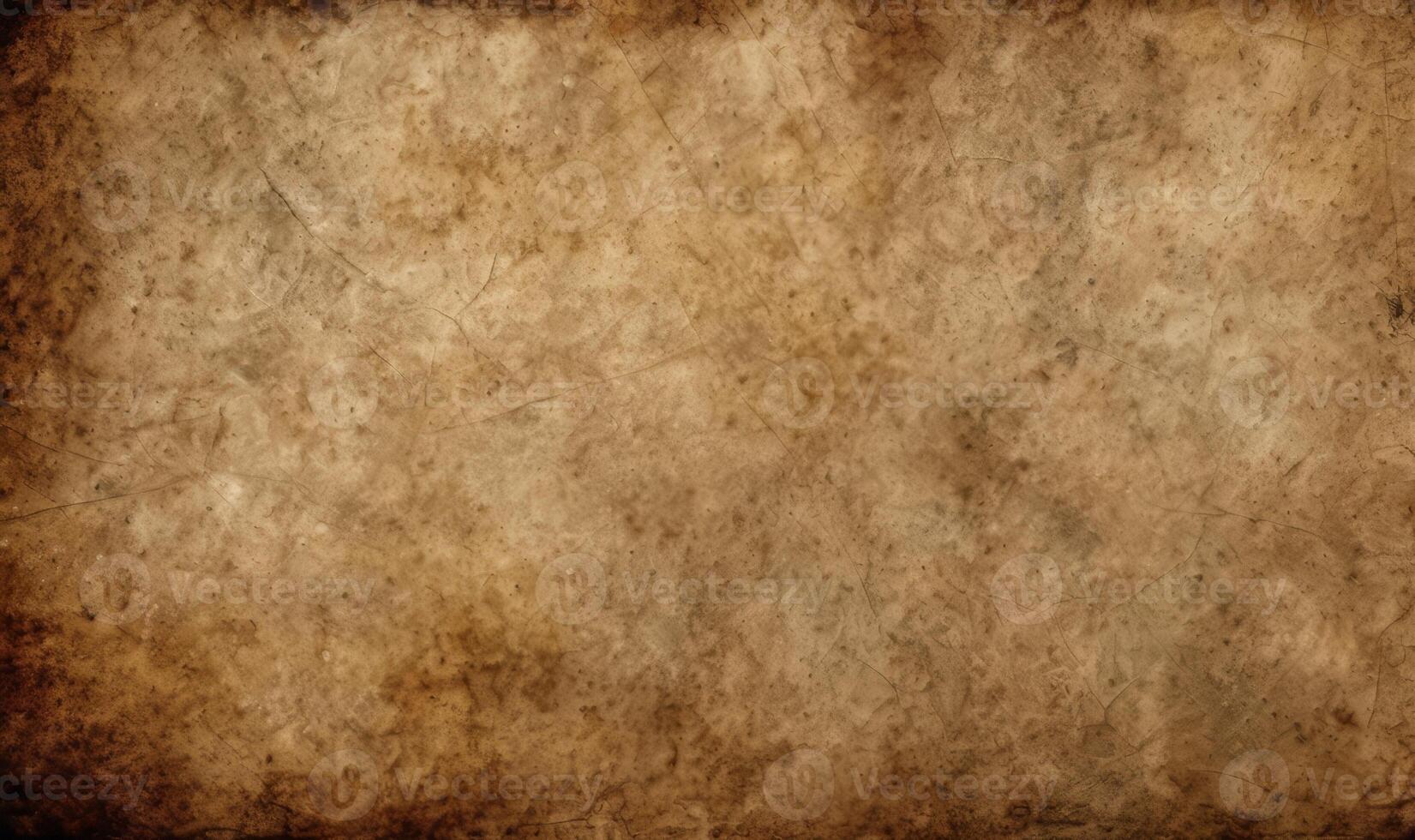 AI generated Old brown paper Vintage texture background with stains photo