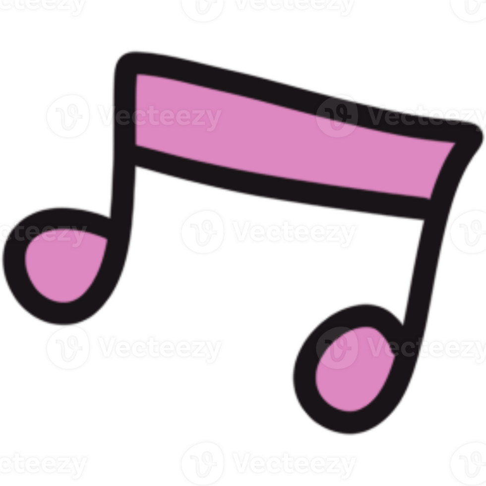 The illustration of a Beamed sixteenth note png