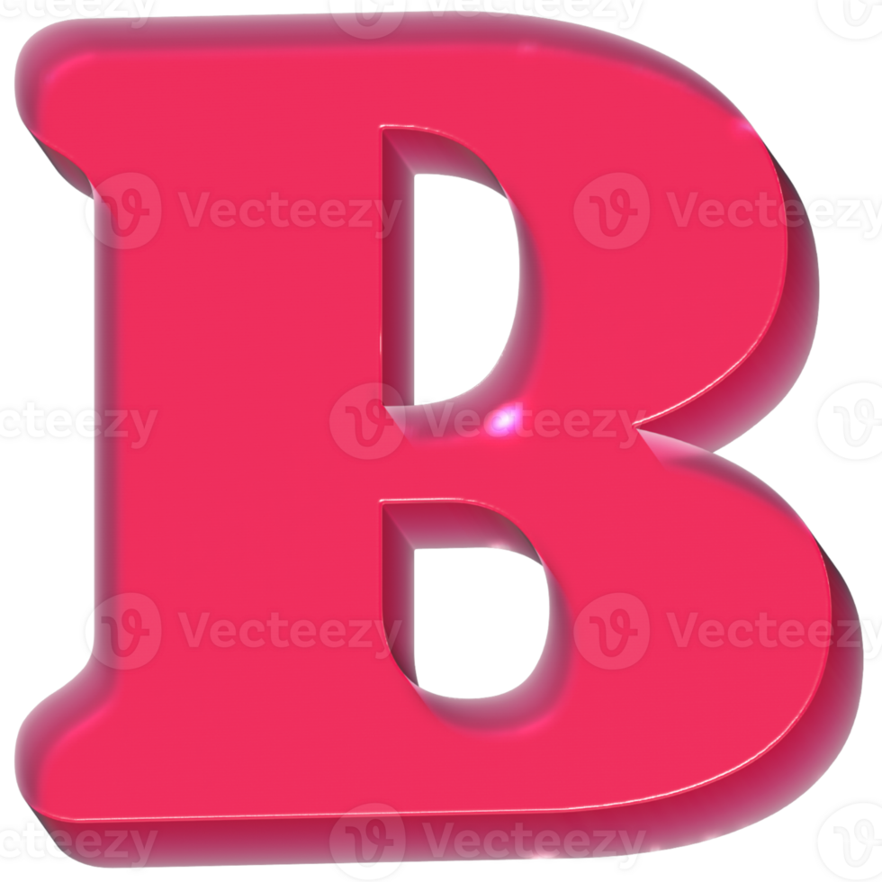 B Y2K Sweet Jelly Alphabet Letters png