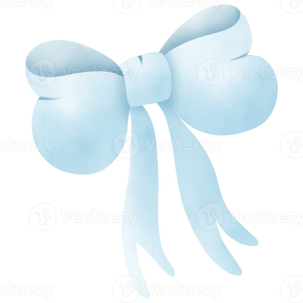 Pastel Blue ribbon png