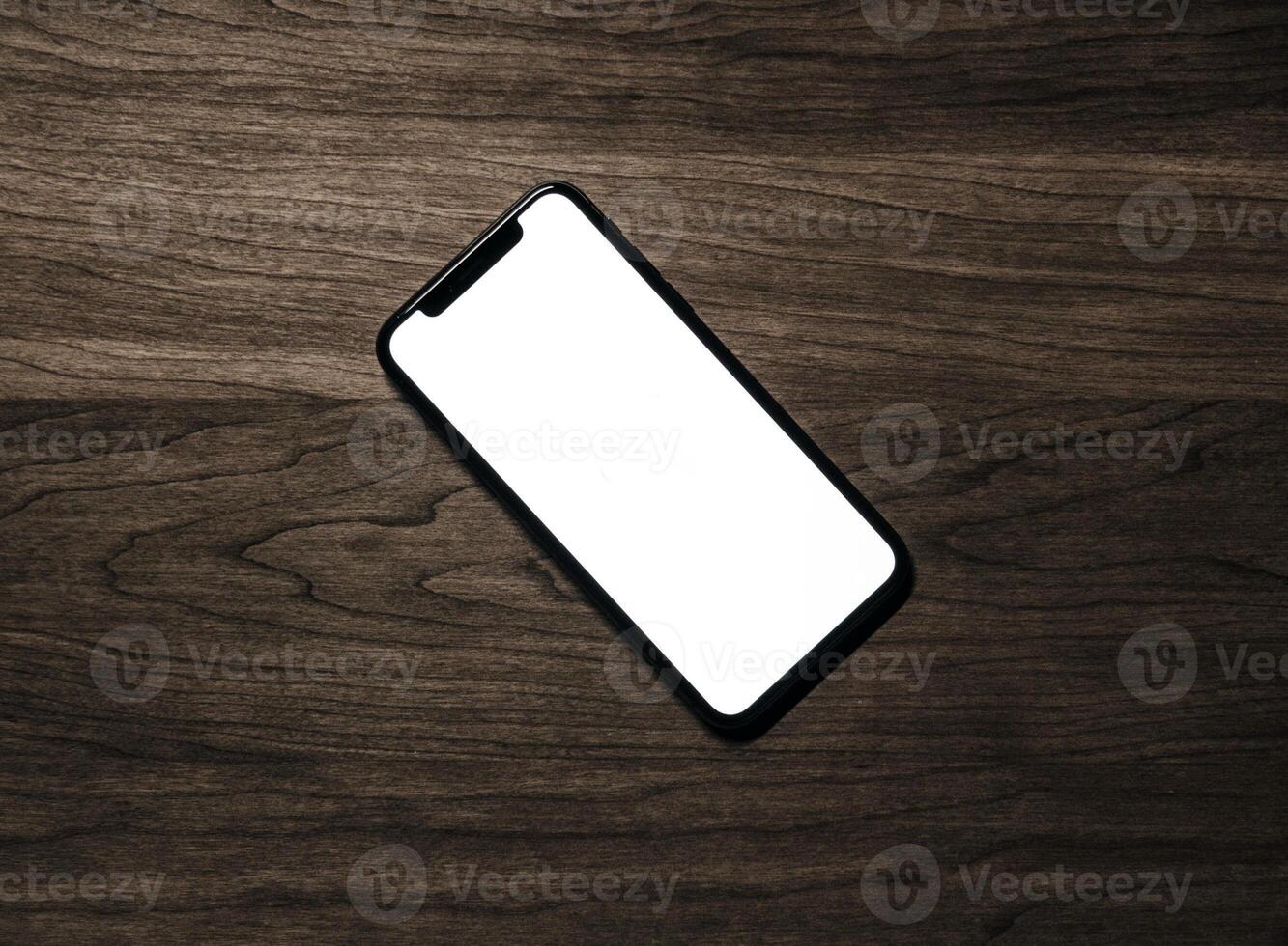 Empty screen smartphone mockup template for banners and other design purposes, empty blank display photo