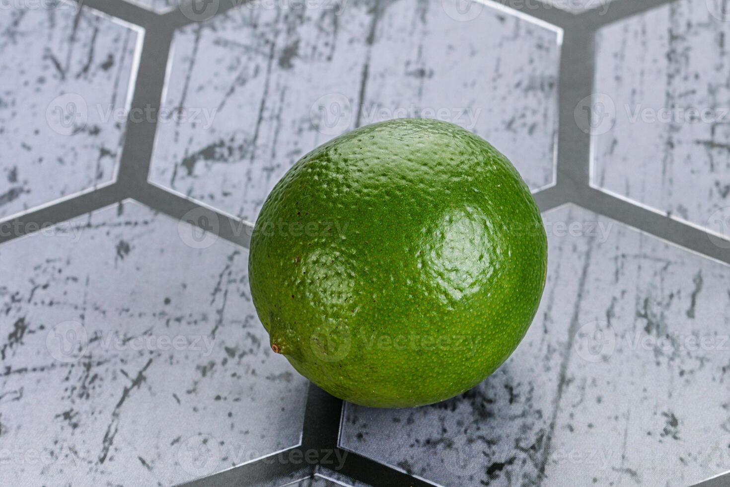 Natural irganic sour ripe lime photo