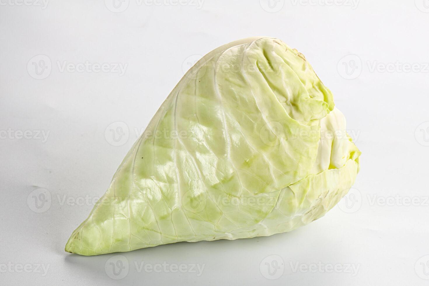 Cone sweetheart ripe green cabbage photo