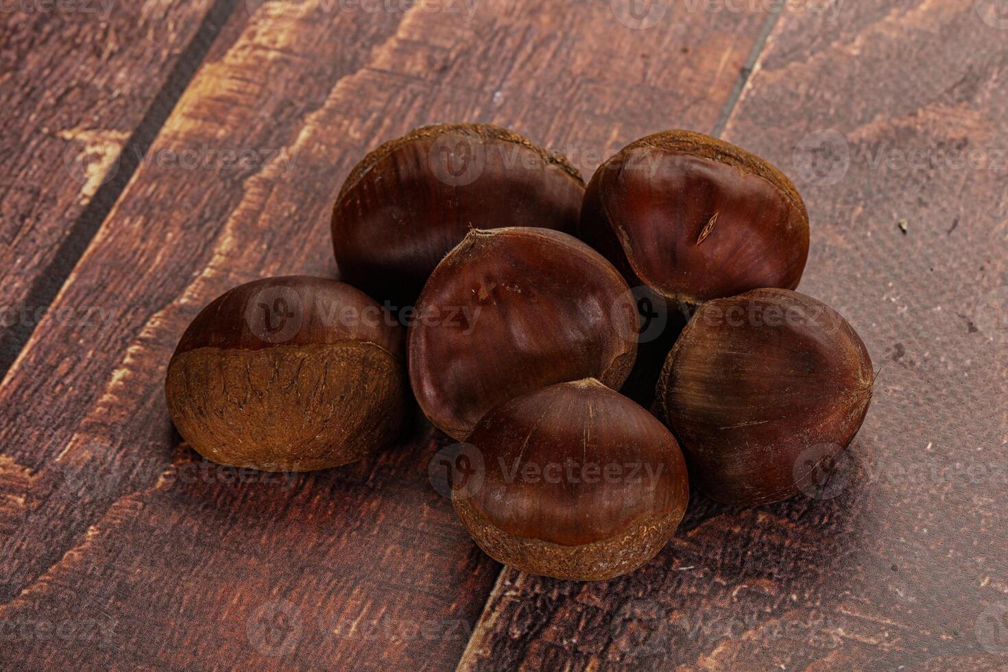 Tasty delicous brown natural Chestnut photo