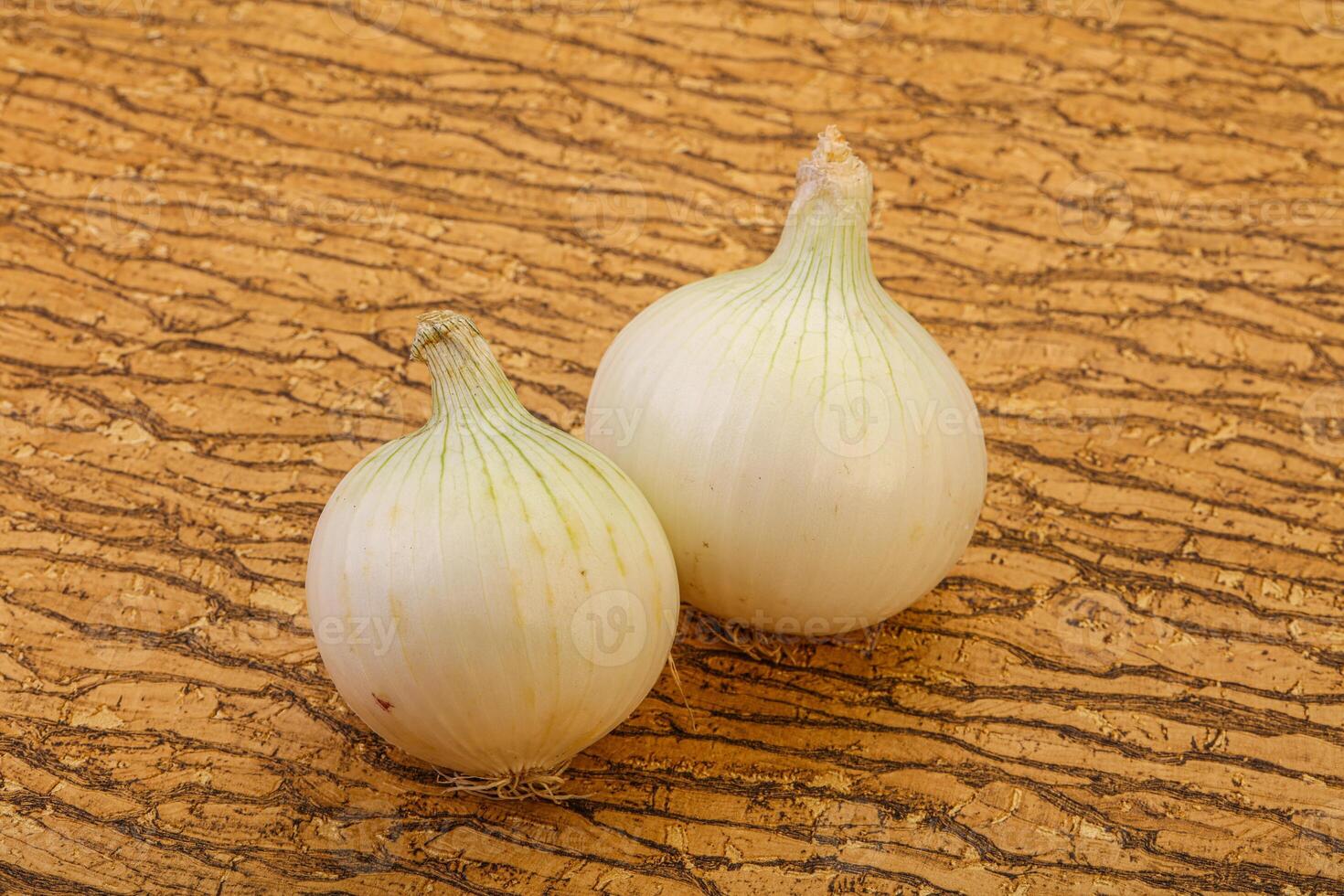 verdura de cebolla dulce madura blanca foto