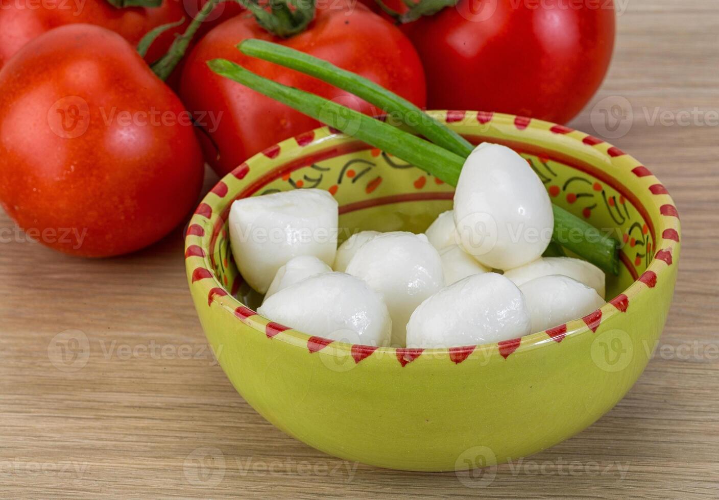 Mozzarella cheese balls photo