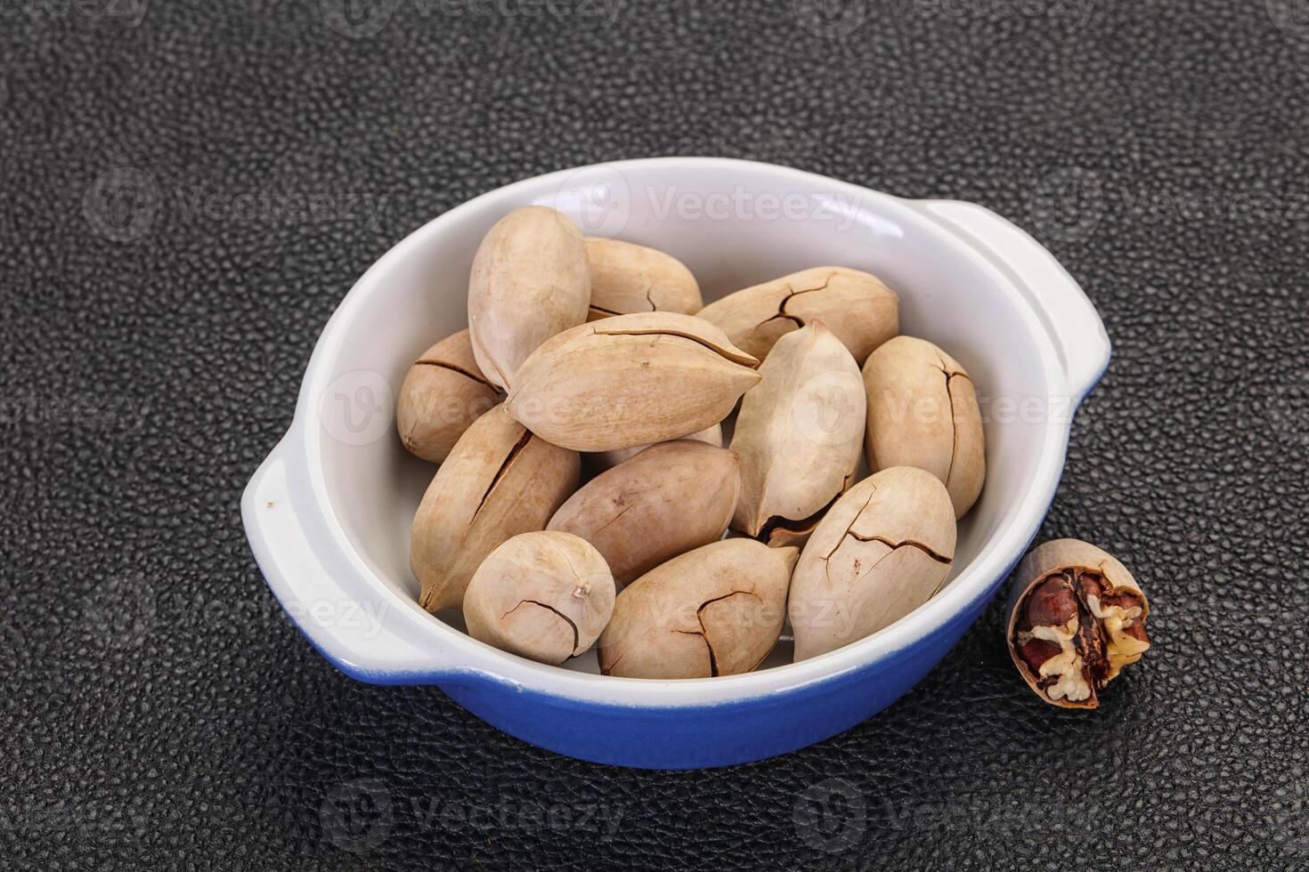 Pecan nuts heap photo