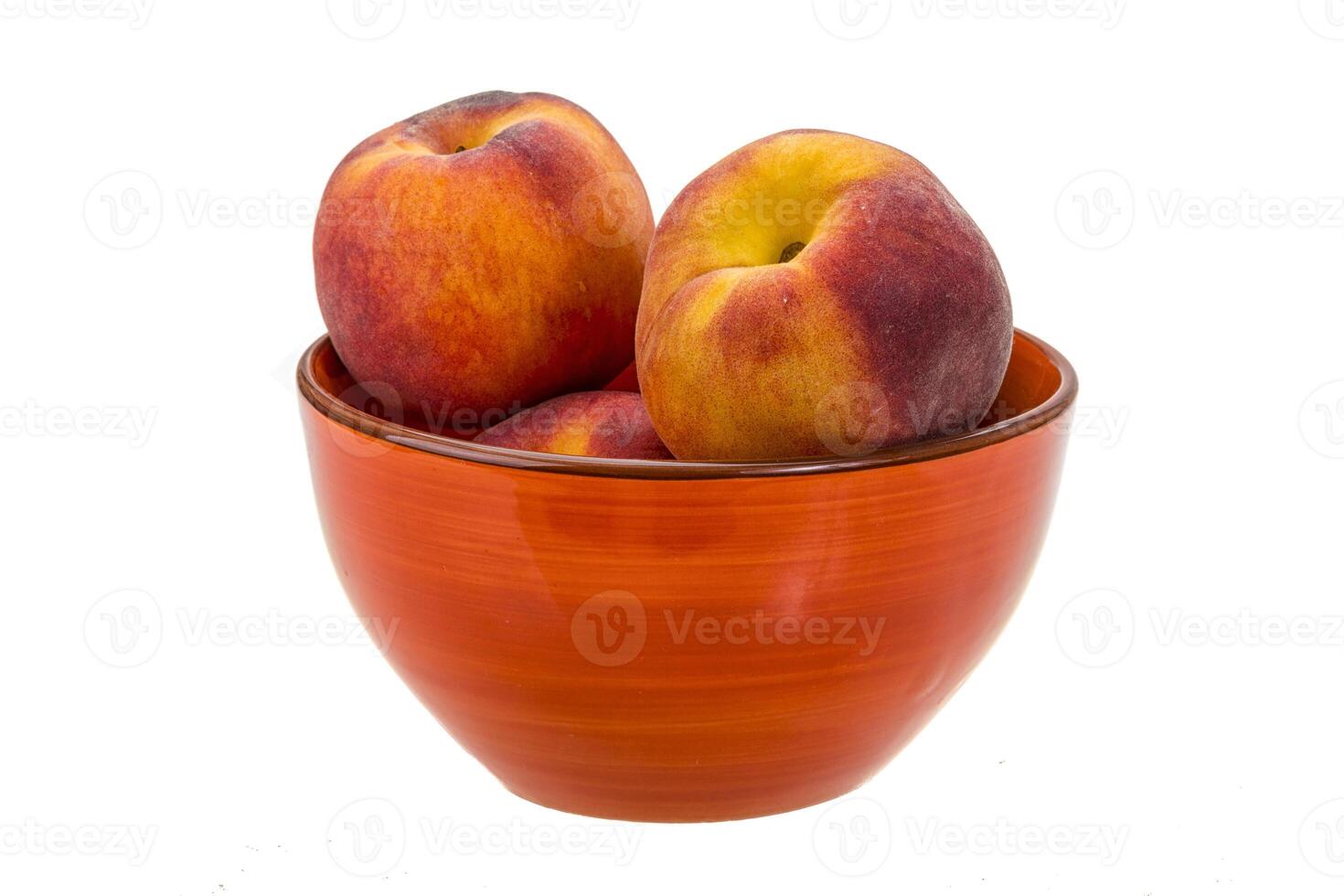 Bright ripe peaches photo