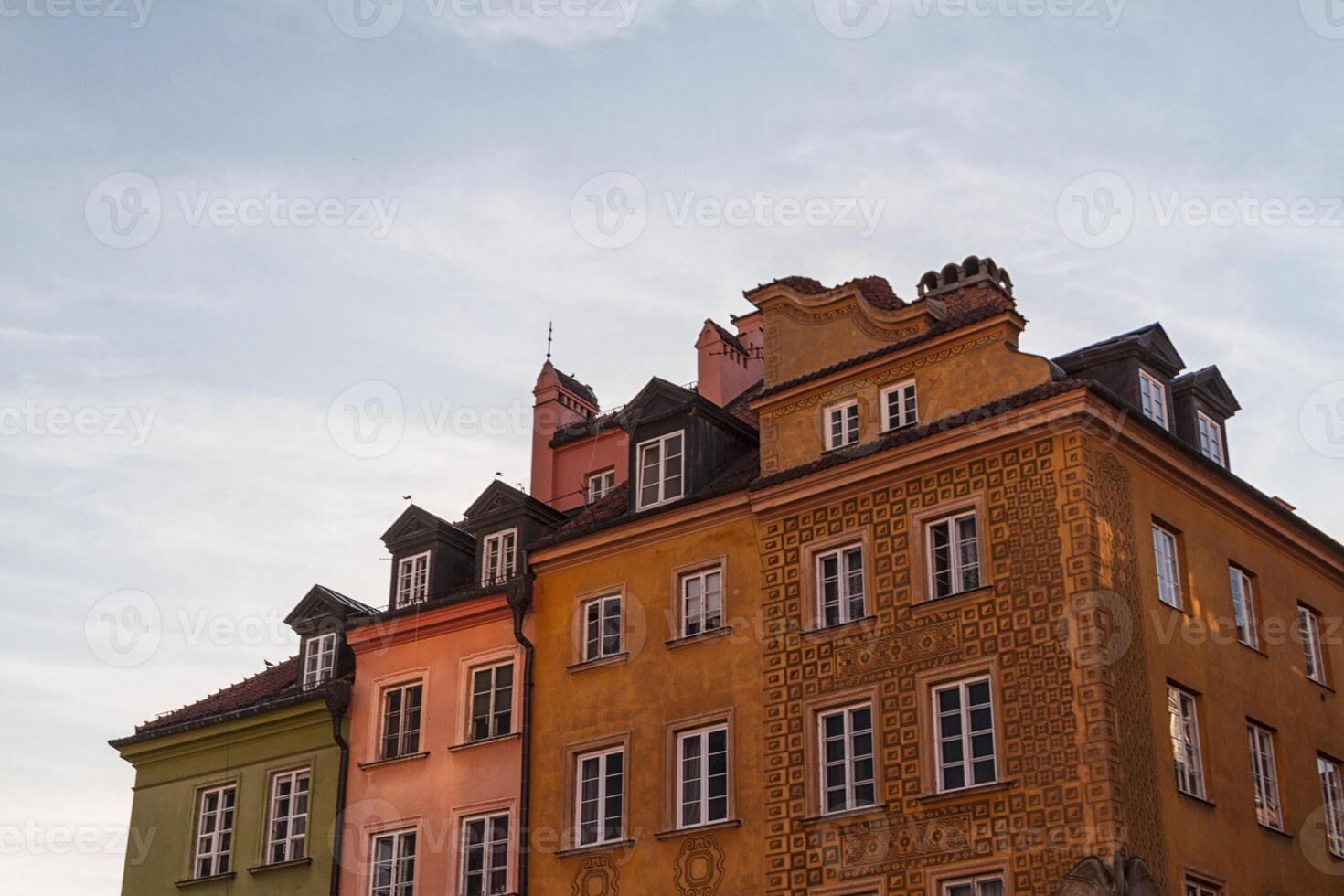 Castle Square in Warsaw, Poland photo