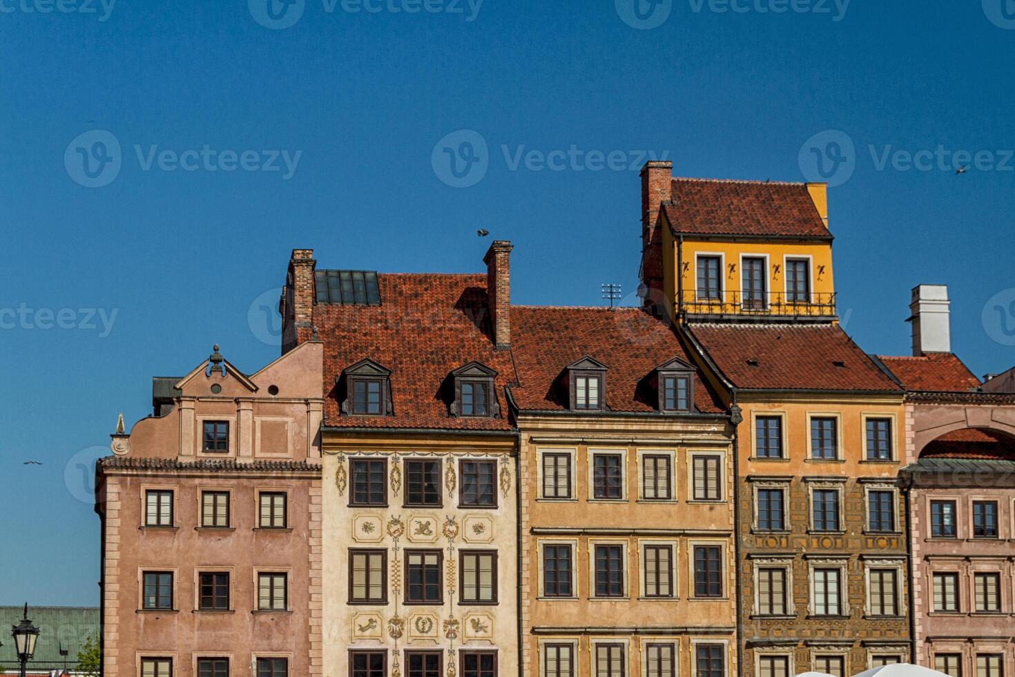 Castle Square in Warsaw, Poland photo