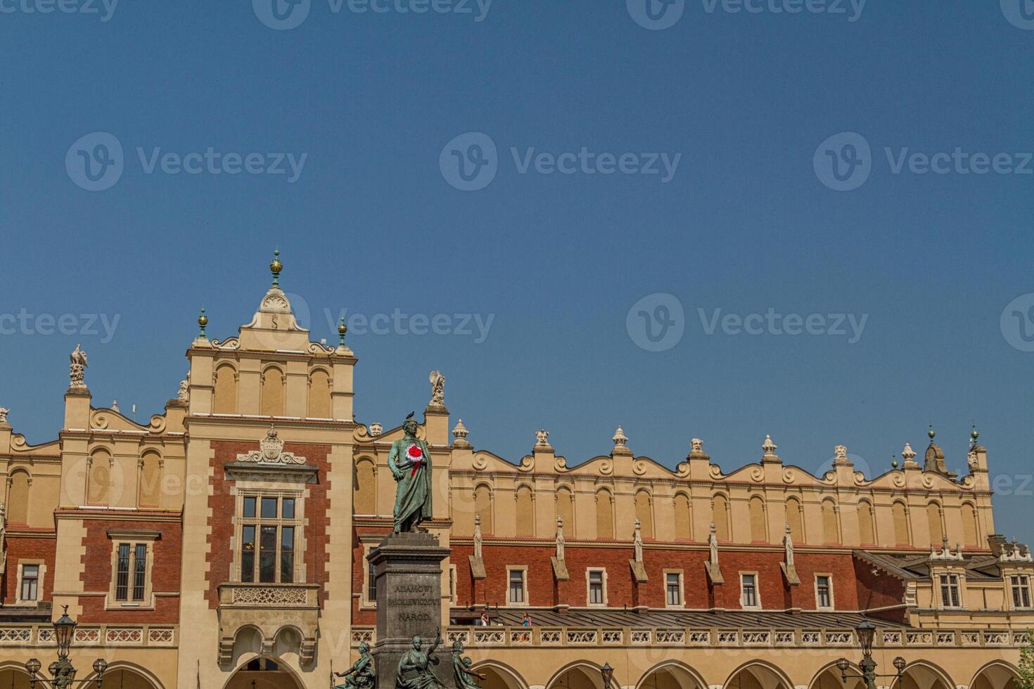 Sukiennice building in Krakow, Poland photo
